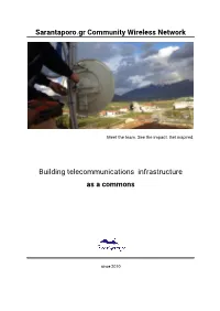Sarantaporo.Gr Community Wireless Network Building