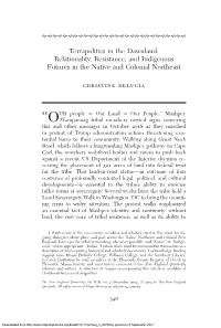 Terrapolitics in the Dawnland: Relationality, Resistance, and Indigenous Futures in the Native and Colonial Northeast