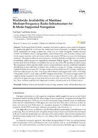 Worldwide Availability of Maritime Medium-Frequency Radio Infrastructure for R-Mode-Supported Navigation
