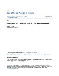An Added Dimension for Language Teaching