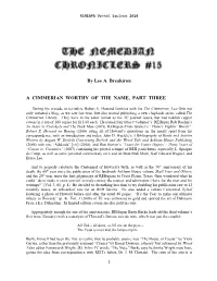 By Lee A. Breakiron a CIMMERIAN WORTHY of the NAME, PART