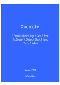 Chaos Indicators