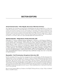 Section Editors