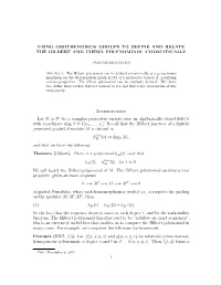 Using Grothendieck Groups to Define and Relate the Hilbert and Chern Polynomials Axiomatically