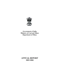 Annual Report 2003-2004