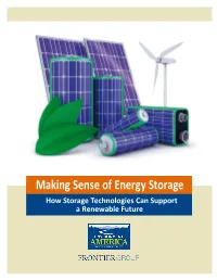 Making Sense of Energy Storage