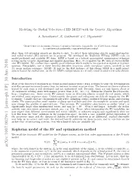 Modeling the Radial Velocities of HD 240210 with the Genetic Algorithms
