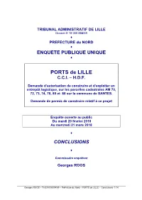PORTS De LILLE C.C.I