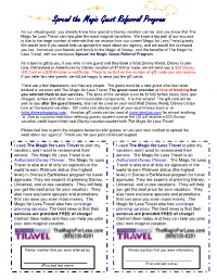 Spread the Magic Guest Referral Program Guest Referral Program