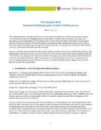 The Kumbh Mela Annotated Bibliography of Selected Resources
