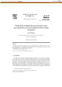 Weak Krull–Schmidt Theorem and Direct Sum Decompositions of Serial Modules of ﬁnite Goldie Dimension