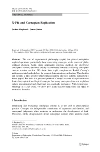 X-Phi and Carnapian Explication