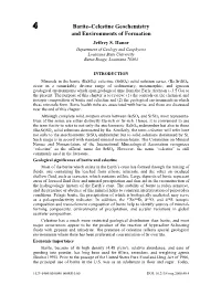 Barite–Celestine Geochemistry and Environments of Formation Jeffrey S