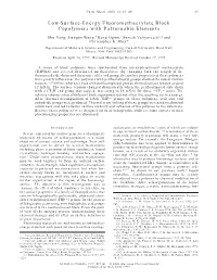 Low-Surface-Energy Fluoromethacrylate Block Copolymers with Patternable Elements