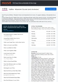 512 Bus Time Schedule & Line Route