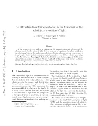 Arxiv:2104.01492V2 [Physics.Pop-Ph] 1 May 2021 Gravitational Lensing [10], Etc