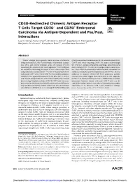 CD30-Redirected Chimeric Antigen Receptor T Cells Target CD30 And