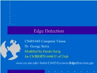 Edge Detection 1-D &