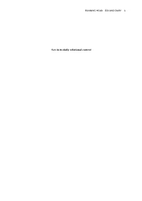 Sex in Its Daily Relational Context