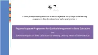 Steering of Quality in Basic Education: Some