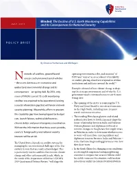 Blinded: the Decline of US Earth Monitoring Capabilities and Its