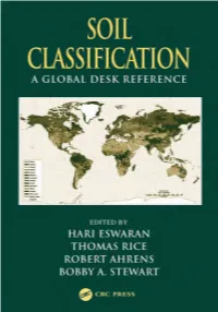 Soil CLASSIFICATION a Global Desk Reference