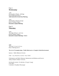 SSCA 2015 Program Almost Final Draft