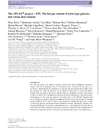 The ATLAS3D Project – XIX. the Hot Gas Content of Early-Type Galaxies: Fast Versus Slow Rotators