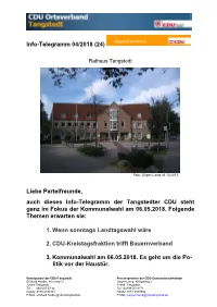 Info-Telegramm 04/2018 (24) Liebe