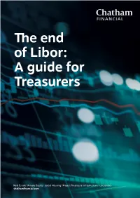 The End of Libor: a Guide for Treasurers