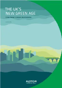 UK's New Green Age: a Step Change in Transport Decarbonisation
