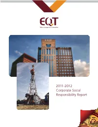 2011-2012 Corporate Social Responsibility Report