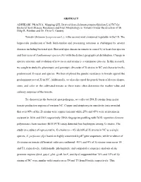 ABSTRACT ADHIKARI, PRAGYA. Mapping QTL Derived From