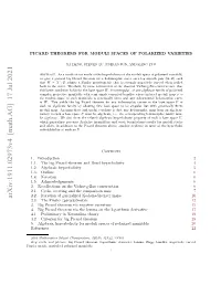 Arxiv:1911.02973V4 [Math.AG] 17 Jul 2021 Ise Erc Ouio Oaie Manifolds
