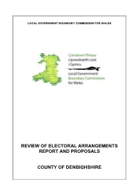 Final Proposals for the Future Electoral Arrangements for the County Of