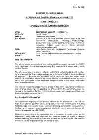 Item No 5 (A) Planning and Building
