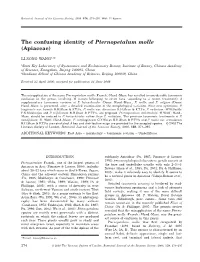 The Confusing Identity of Pternopetalum Molle (Apiaceae)