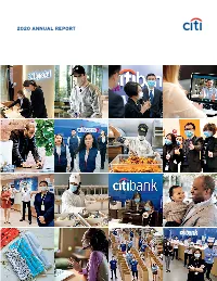 2020 ANNUAL REPORT Citi’S Value Proposition