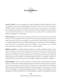 Essay Contributors