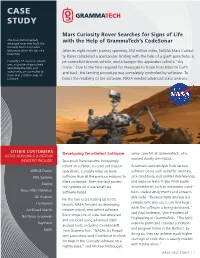 Grammatech NASA Curiosity Case Study
