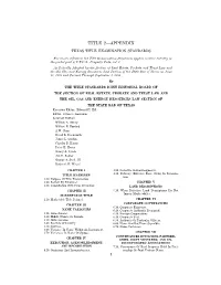 Title 2—Appendix