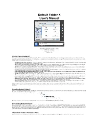 User's Manual