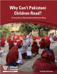 Why Can't Pakistani Children Read?