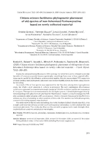 Citizen Science Facilitates Phylogenetic Placement of Old Species of Non-Lichenised Pezizomycotina Based on Newly Collected Material