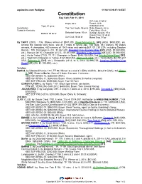 Constitution Bay Colt; Feb 11, 2011 A.P