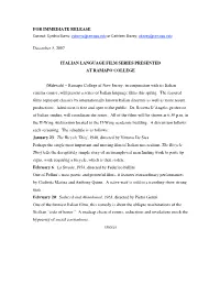 FOR IMMEDIATE RELEASE December 3