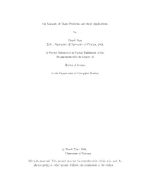 On Variants of Clique Problems and Their Applications by Zhuoli Xiao B