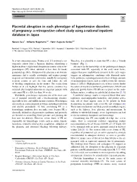 Placental Abruption in Each Phenotype of Hypertensive Disorders of Pregnancy: a Retrospective Cohort Study Using a National Inpatient Database in Japan