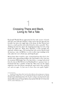 1. Crossing There and Back, Crossing There and Back