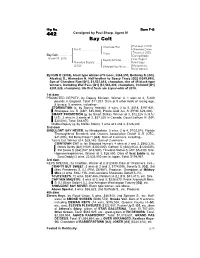 442 Consigned by Paul Sharp, Agent IV Bay Colt
